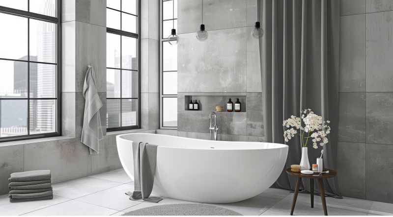 Modern Soaking Bathtub